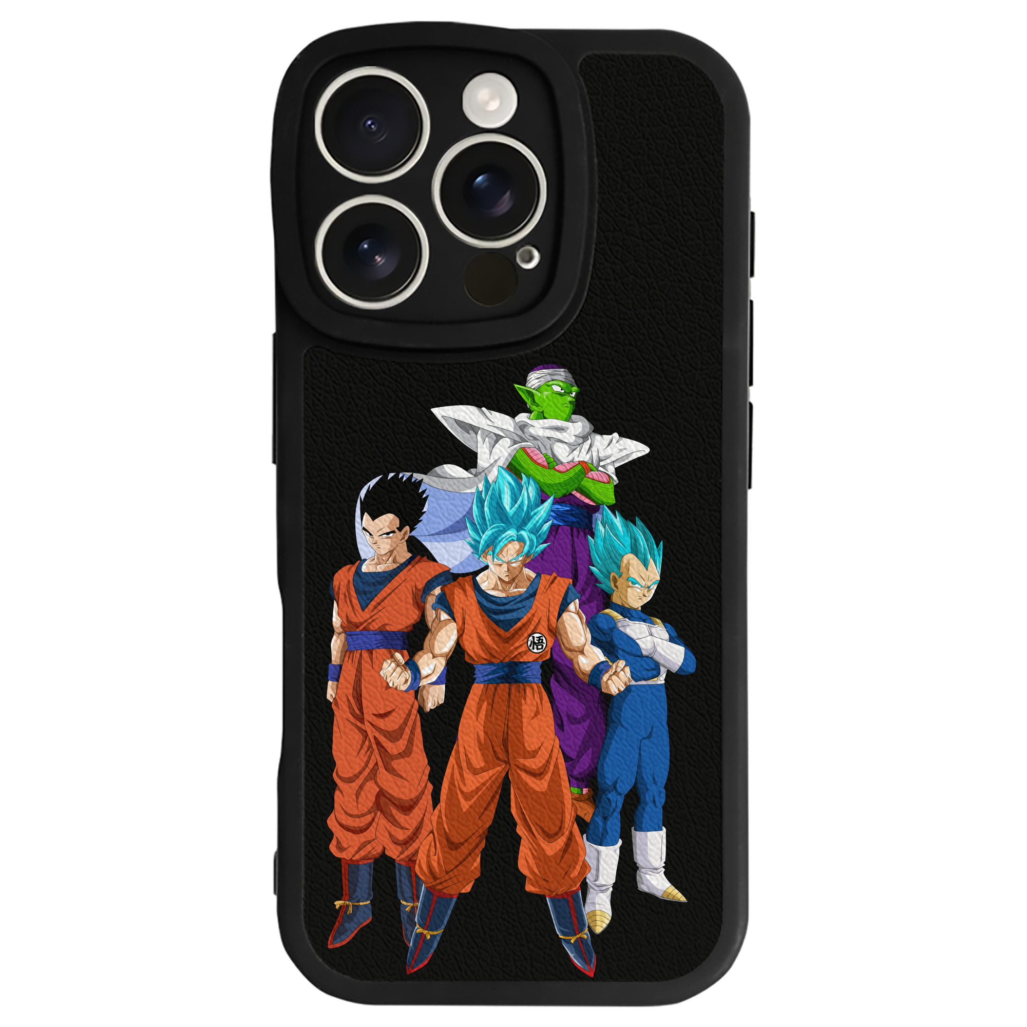 （画像用） ドラゴンボール DRAGON BALL 【iPhone 16シリーズ対応】シリコンスマホケース（レザー調） 材質：シリコン